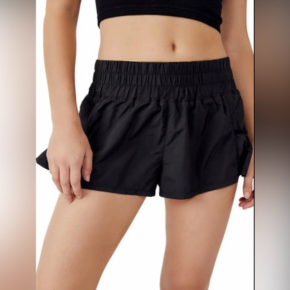 Free People Movement black shorts
